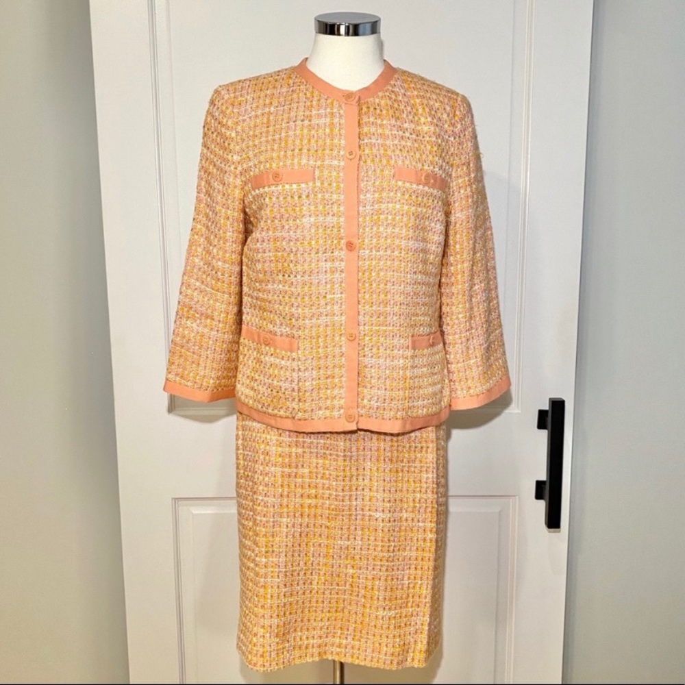 Sandra Vintage Skirt & Jacket Suit Set Size 8